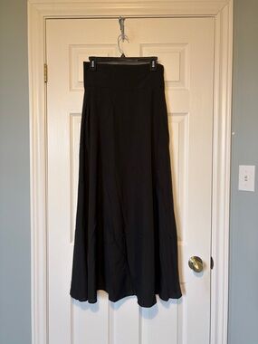 🔥🆕🔥Classic Black A-Line Maxi Skirt - Women